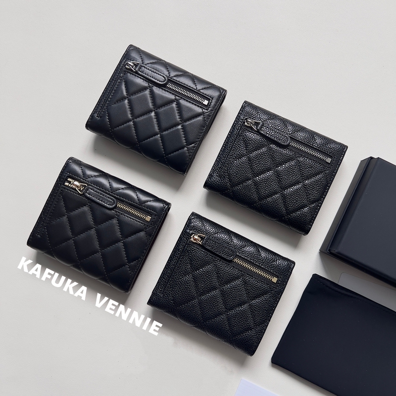 Vennie Texture Upgrade! Lychee Grain Cowhide 70% off Diamond-Patterned Wallet Card Holder Short Wallet Purse for Women