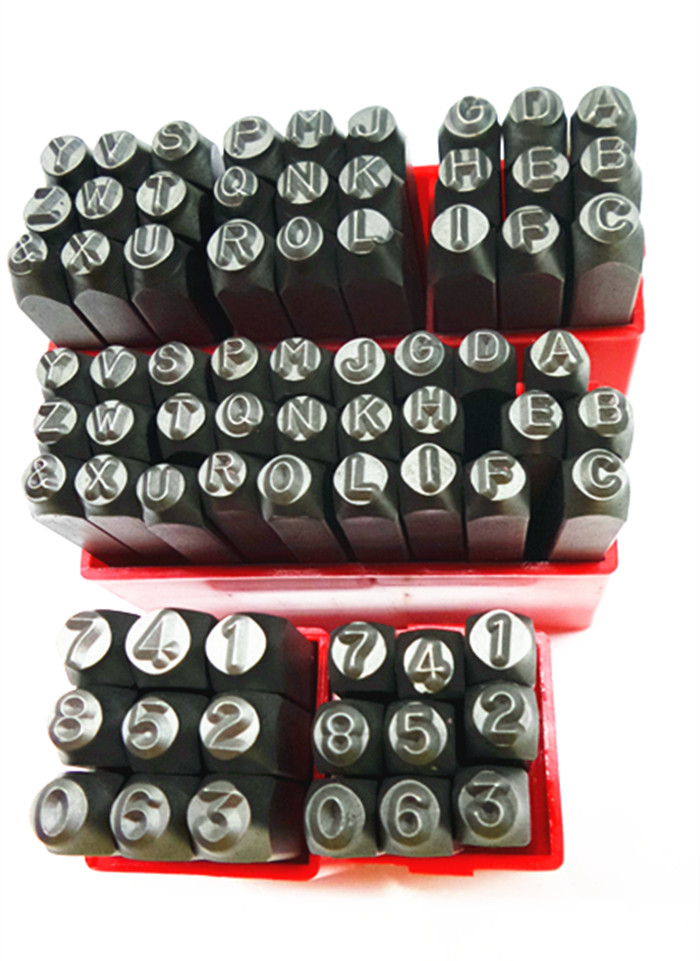 Salter ultra-hard anti-body mould steel print punching hand knocks digital letter mould metal lettering steel word code word nail