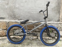 Invincible value for money HOME BMX v4 complete vehicle blue tire mirror electroplated frame full bearing BMX second-hand haro