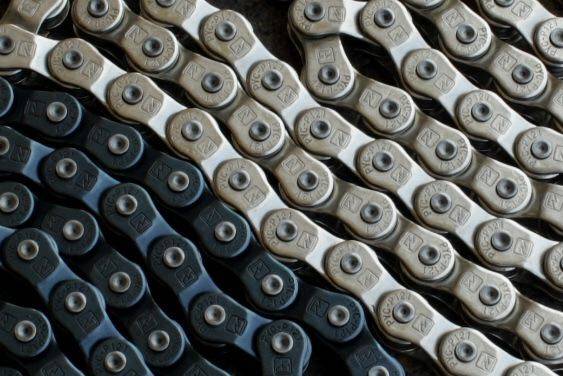 American brand Merritt Bmx HL1 heat treatment Teflon upscale semi-cut chain single speed chain