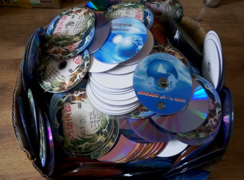 DVD -отходы