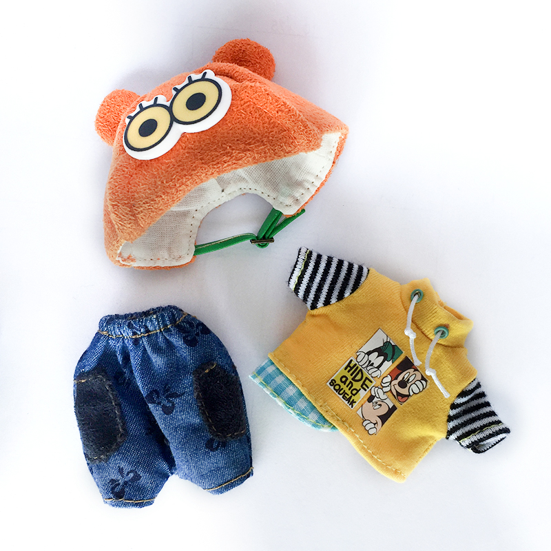 3-Point Suit (Big Eye Cap + Top + Harem Pants)ob11 bjd    Big eyes suit   ymy   pd9   molly   gsc Plastid   jacket   peaked cap   Haren pants
