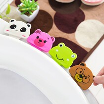 Toilet toilet toilet holder cartoon toilet handle flip device not dirty hand toilet cover Cover Cover Cover Cover handle