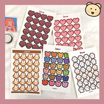 diy photo album ins Wind hand account material cute stickers kindergarten growth manual decoration baby photo album stickers