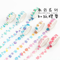 Hand book material baby growth manual photo album diy and paper tape decorative material hipster cute series