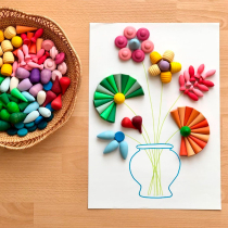 Rainbow Building Blocks Grapat Waldorf Early Education Imagination Diy German Wooden 3 to 6 Year Old Educational Childrens Toy