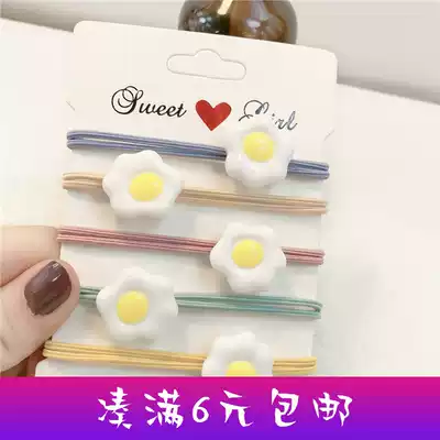 Hair ring cute creative hair ring Korean ins Japanese and Korean simple rubber band net red hair ring headdress female small gift