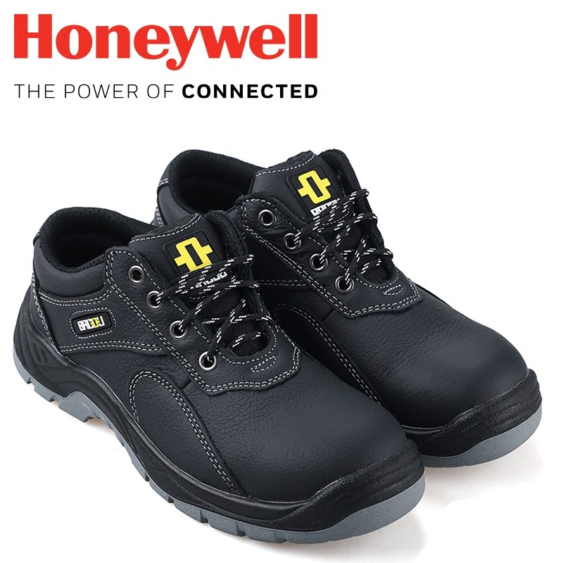 Honeywell2012201 DEODORANT WEAR-WEAR LABOUR-PROOF X1 Anti-smashing Anti-static Cow Leather Safety Shoes