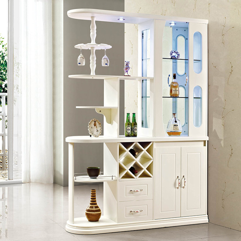 Multifunctional living room porch partition cabinet entry porch cabinet European-style wine cabinet screen partition living room shoe cabinet room cabinet