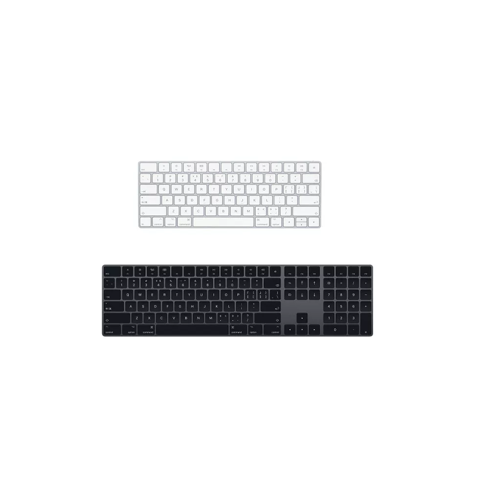 Пульт цифровой клавиатуры Apple Magic KeyBoard, замечательный управляемый клавиатурный Bluetooth беспроводной оригинальный клавиатура роста клавиатура