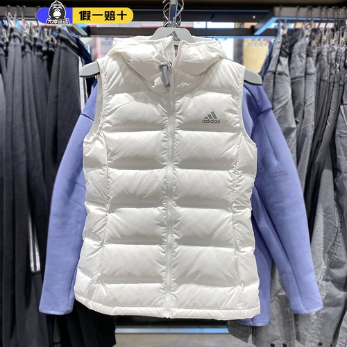 Adidas, жилет с пухом, демисезонный дорожный спортивный костюм, удерживающая тепло майка топ, куртка