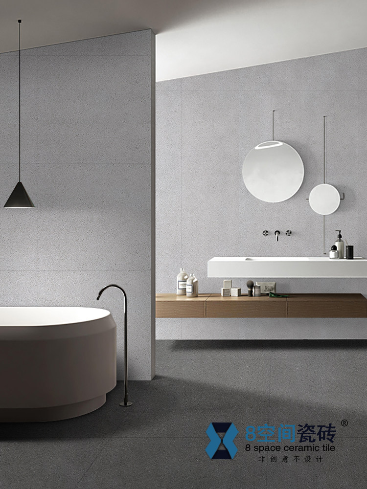 Total Porcelain Through Body Imitation Ancient Brick 800 Stoneware Grain Sensation Tiles Hotel Clothing Dining Room Mall Matte Light Non-slip Floor Tiles