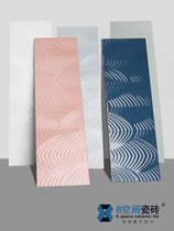 Light luxury Morandi brick macaron color glazed brick milk tea bakery kitchen bathroom entrance background wall tiles