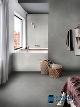 Plain warm gray antique brick 600x1200 Guest Restaurant non-slip floor tile gray cement brick restaurant matte tile