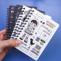 Small book high-value portable portable small cute cartoon 64K coil book small notebook Student Pocket Book