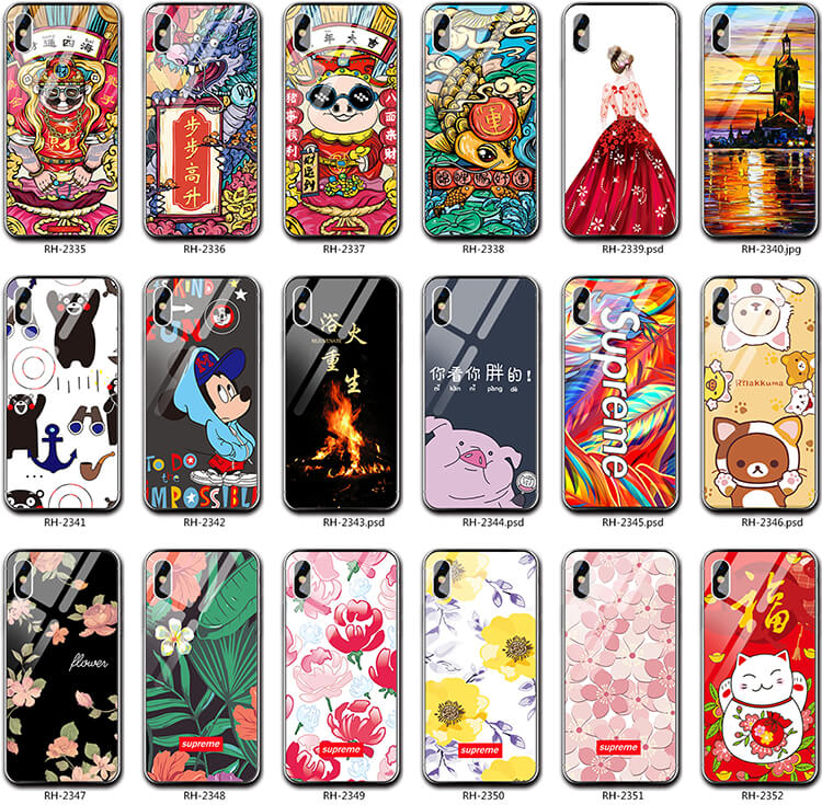 現貨來圖客製化 麋鹿玻璃殼 三星 Samsung note 10 lite A71 A51 A9 A20 手機套 保護殼