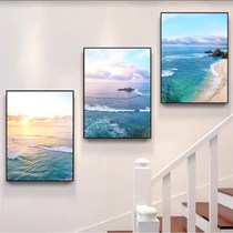 2022 modern minimalist corridor Duplex Corridor Aisle Wall Painting Decoration Painting Triptych Living-room Genguan