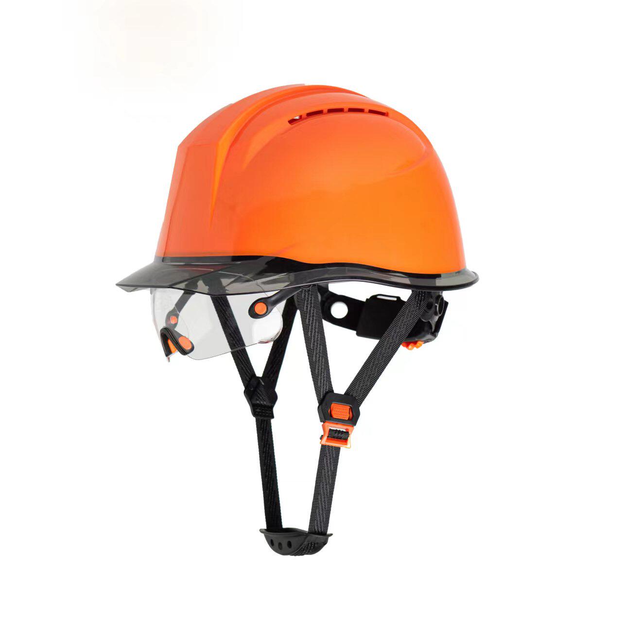 Healing site ABS safety hat construction builder supervises leadership power engineering breathable helmet goggles