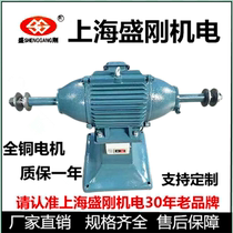 Shenggang polishing machine three-phase industrial vertical polishing machine floor-standing polishing rust removal wire drawing machine polishing motor