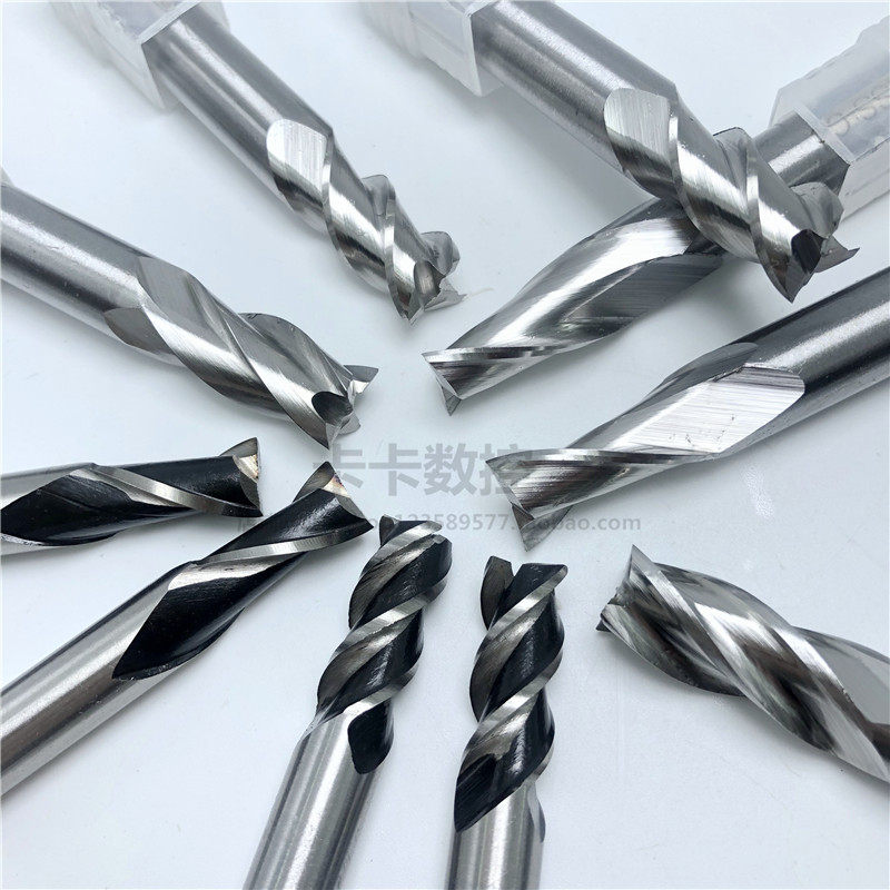 Cobalt-containing milling cutter 4-edged stainless steel 16 straight shank vertical milling 3-edged keyway lengthened high-speed network 2-20 turret milling machine white steel