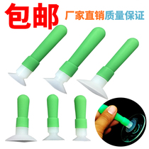 High temperature resistant green vacuum suction pen touch screen cover suction cup CR-8009 glass lens screen printing strong suction ball