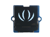 Grove 0 96 inch 12864 LCD cold light display screen module white black word library