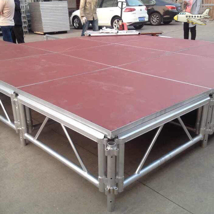 Aluminum alloy stage lifting folding stage Wedding performance activity stage plate Catwalk Outdoor car show stage frame