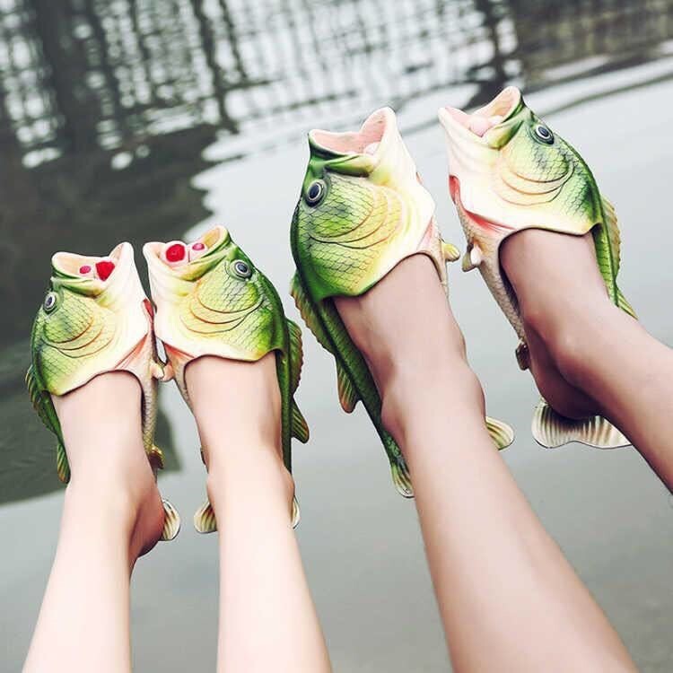 New Style Sandals for Couples, Summer Non-Slip Home Bathing Slippers, Creative and Quirky Student Internet Celebrity Fish Mouth Beach Shoes New Style Sandals for Couples, Summer Non-Slip Home Bathing Slippers, Creative and Quirky Student Internet Celebrity Fish Mouth Beach Shoes