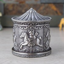 Zinc alloy deposit tank rotating trojan savings tank metal crafts children birthday gift money canned bar props