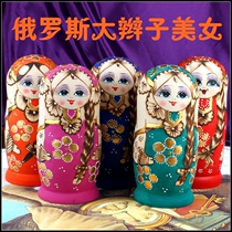 7 Floors Natural Linden Wood Big Braid Snowflake HAND PAINTED ECO-FRIENDLY LACQUER CHILDREN PUZZLE PIECES PUZZLE TOY XU WILLING DOLLS