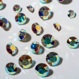 Блестки для ногтей для маникюра, прозрачный серебряный алмаз со стразами для ногтей, аксессуар, легкий роскошный стиль