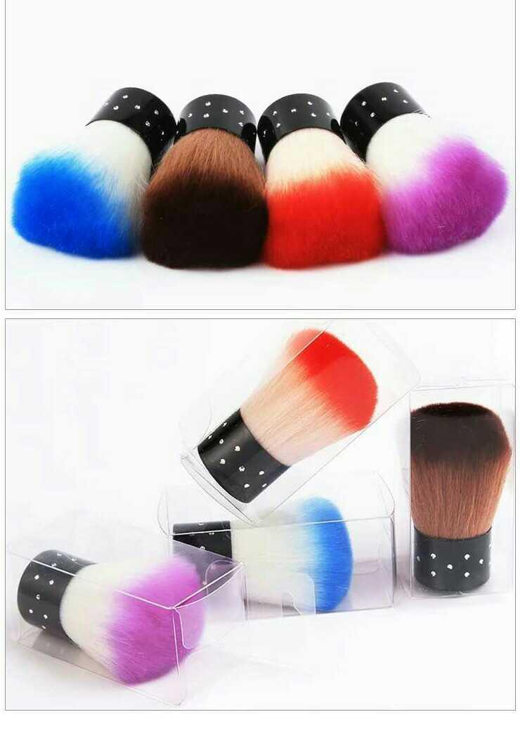 Nail cung cấp công cụ trị liệu ánh sáng máy đặt bụi len bàn chải lông mềm bàn chải móng tay mềm cọ nét cơ bản
