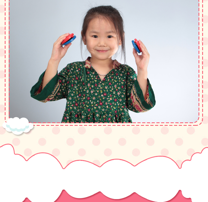 Le charm gỗ tròn bảng nhảy giáo dục sớm âm nhạc đồ chơi trẻ em bộ gõ nhạc cụ nhảy ban chuyên nghiệp - Đồ chơi nhạc cụ cho trẻ em bộ trống đồ chơi jazz drum