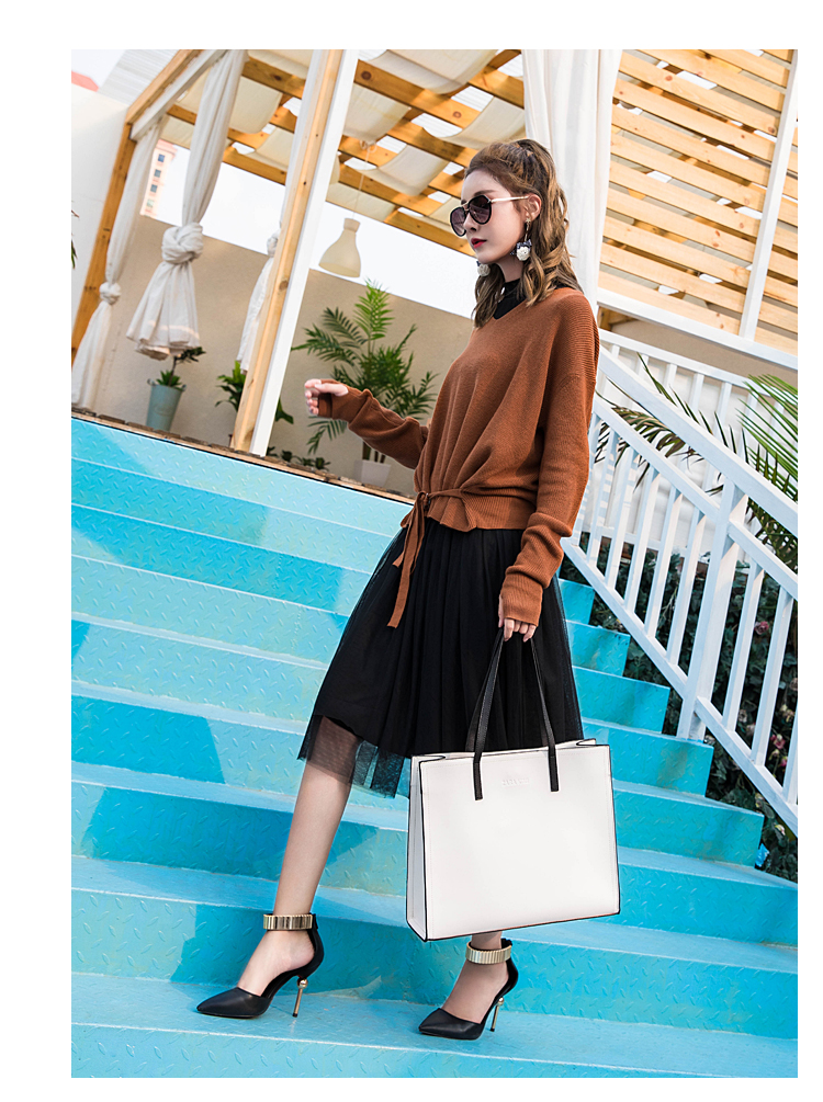 2018 mới tote nữ túi vai túi nữ túi lớn đơn giản túi lớn công suất lớn nữ thời trang túi xách nữ tui xach nu hang hieu
