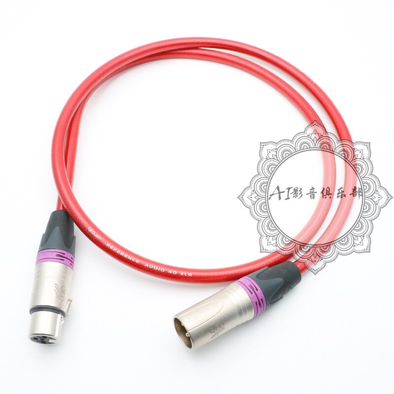 UK QED Reference Digital XLR 40 Audio AES balanced digital homoaxes