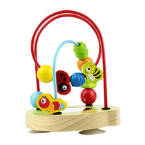 Hape Baby Garden Beaded 1-2 year old baby educational small beaded baby childrens toy base with suction cup