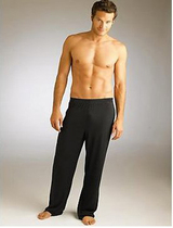 New Mens Sexy Loose Lace Long Pants Comfort At-home Fitness Yoga Casual Broadfoot Sleeping Pants Tailored