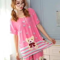 Розовый, с медвежатами