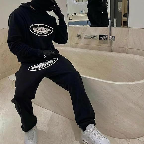 Corteiz Alcatraz Set Men's Y2K Jogging Suit Lightweight Casual Sportswear American Hip Hop Set Corteiz Alcatraz Set Men's Y2K Jogging Suit Lightweight Casual Sportswear American Hip Hop Set