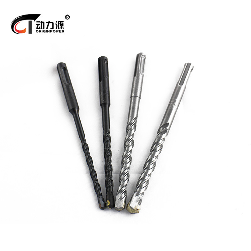 Power source Round shank two-pit two-slot two-pit drill bit Rotary hammer drill bit Extended drill bit Concrete wall drill bit