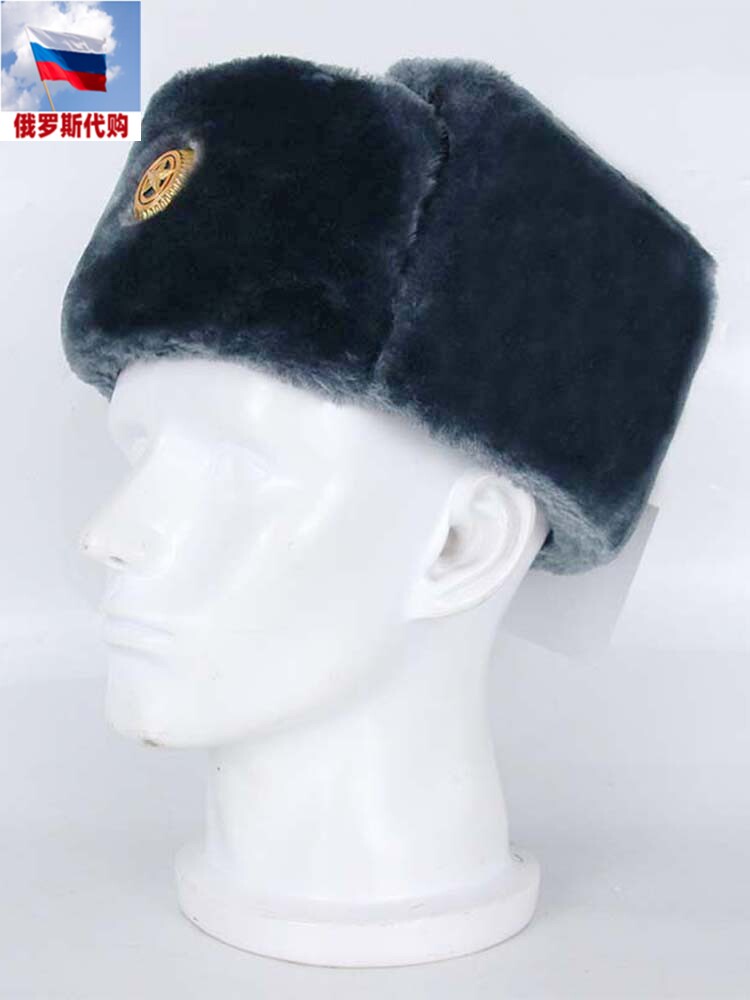 Cold War Straight Russia Original Russian military public hair 17 soldiers often wear velvet cotton hat duty winter cap Lei Feng cap-Taobao