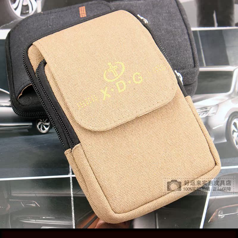 Túi điện thoại di động mới nam đeo đai dọc đa chức năng Túi điện thoại di động nam chạy vải 6 inch trang trí túi vành đai túi đựng điện thoại nữ