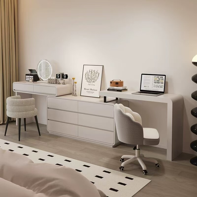 Dressing Table, Drawer Cabinet, Integrated Computer Desk, Bedroom Simple Bedside Cabinet, Corner Storage Cabinet, Two-In-One Desk, Makeup Table
