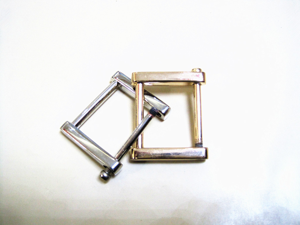 metal square buckle hardware bag with accessories mouth word ring hardware package buckle screw square buckle detachable bag accessory