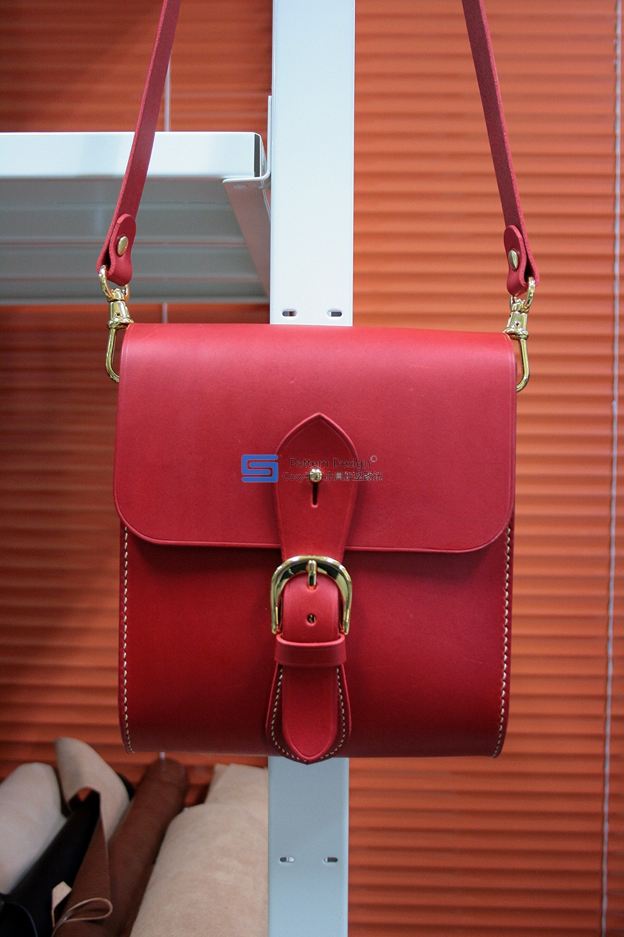 DIY handmade leather goods version drawing leather bag paper grid paper type out of grid ACC-05