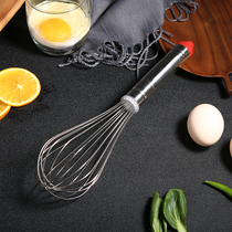 Stainless Steel Egg Beater Mini Manual Whisk Cream Blender Kitchen Gadget Beat Egg Shot