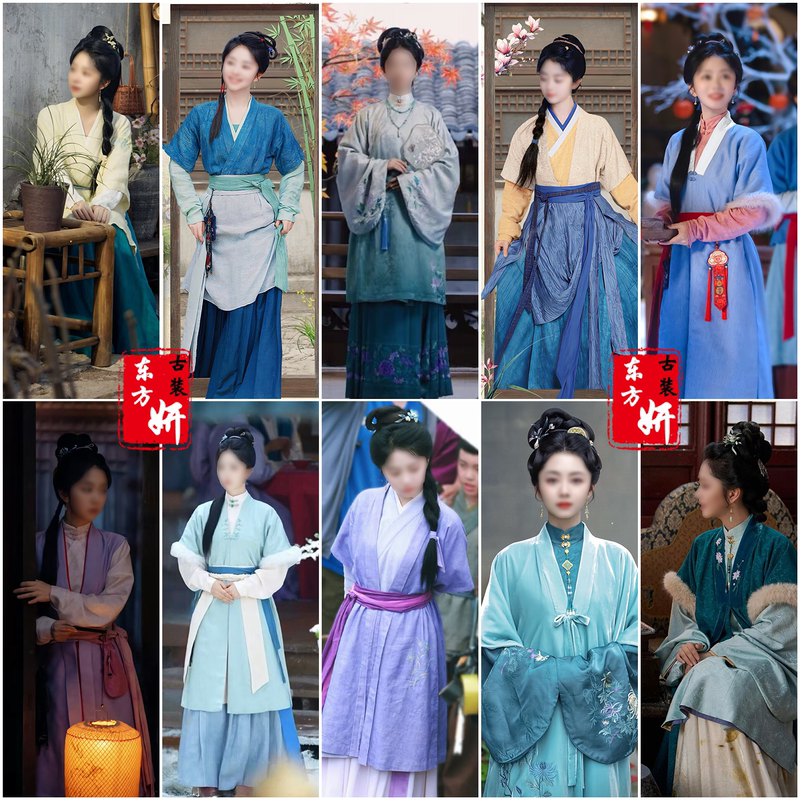The Same Style as the Character Lan Xiang in the Tv Series, Tan Songyun's Fresh and Elegant Hanfu Outfit for Stage Performances