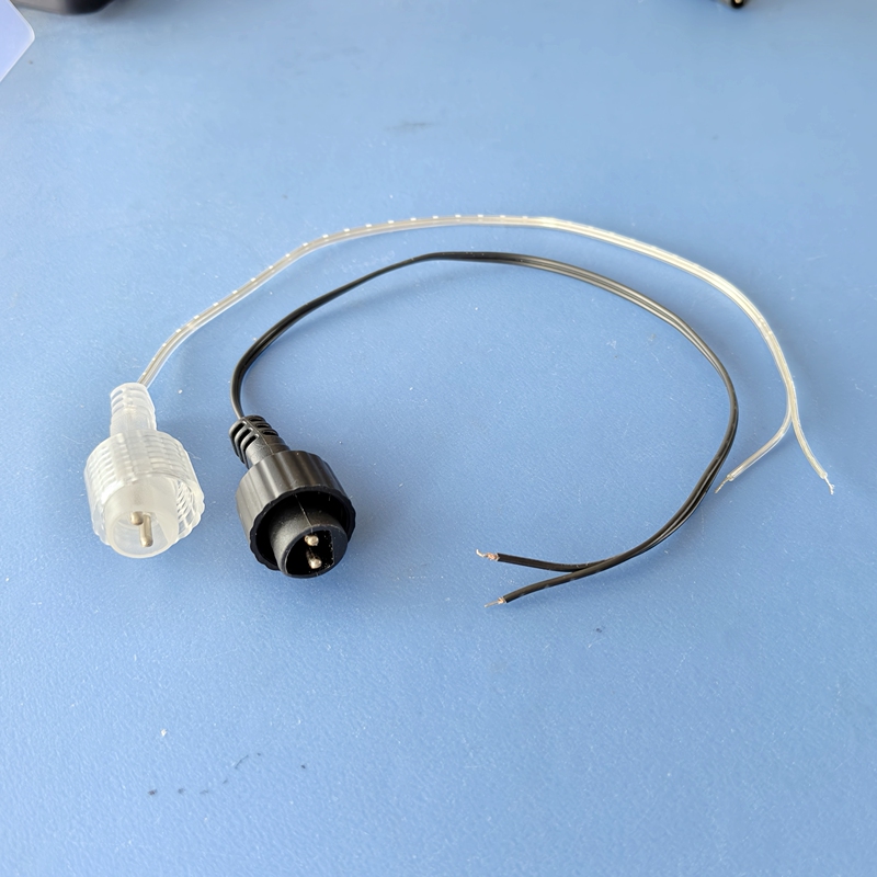 Solar String Lights with Double-Pin Plug, Plug-In Electric Lights, Flashing Lights, Two-Core Wire, Remote Control Solar Panel, Two-Pin Plug Wire