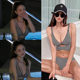 Song Ji-Ah's Same Style, Being Single Is Like Hell, Sexy Swimsuit, Hot Spring Houndstooth Two-Piece Swimsuit, Women's Bikini