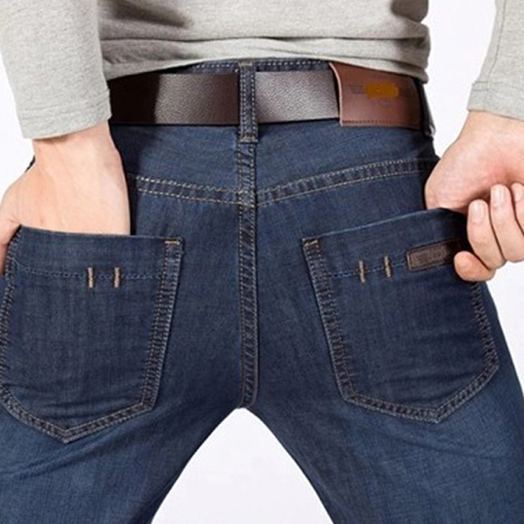 Jeans pour jeunesse droite en vrac en coton pour automne - Ref 1461445 Image 10